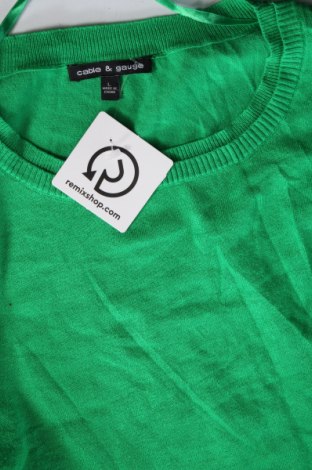 Γυναικείο πουλόβερ Cable & Gauge, Μέγεθος L, Χρώμα Πράσινο, Τιμή 17,94 €