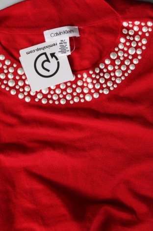 Damski sweter Calvin Klein, Rozmiar XL, Kolor Czerwony, Cena 296,34 zł