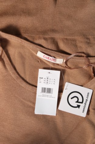 Γυναικείο πουλόβερ Camaieu, Μέγεθος S, Χρώμα  Μπέζ, Τιμή 9,25 €