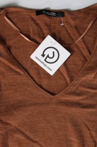 Γυναικείο πουλόβερ Camaieu, Μέγεθος XL, Χρώμα Καφέ, Τιμή 23,71 €
