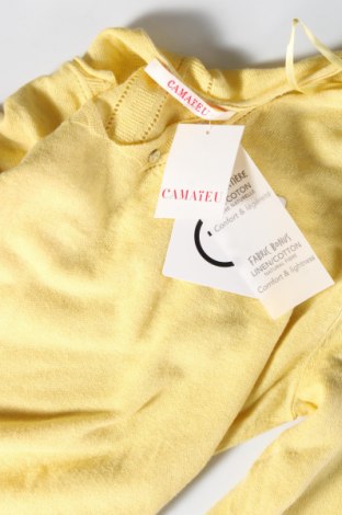 Дамски пуловер Camaieu, Размер S, Цвят Жълт, Цена 16,56 лв.