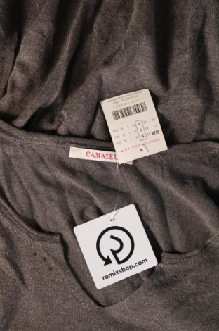Дамски пуловер Camaieu, Размер S, Цвят Сив, Цена 21,16 лв.