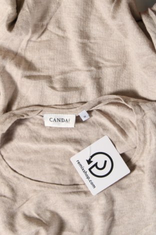 Γυναικείο πουλόβερ Canda, Μέγεθος M, Χρώμα  Μπέζ, Τιμή 6,28 €