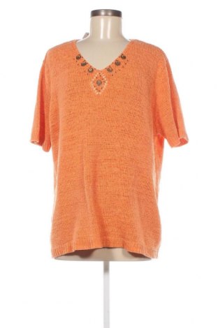 Γυναικείο πουλόβερ Canda, Μέγεθος XXL, Χρώμα Πορτοκαλί, Τιμή 15,25 €