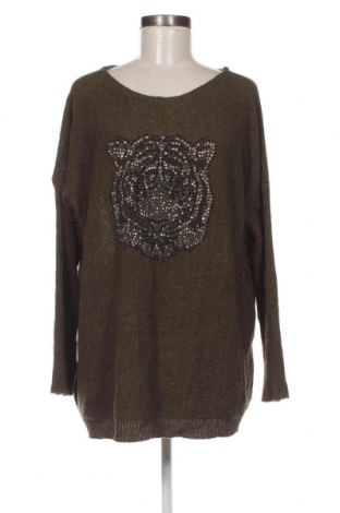 Дамски пуловер Carla F., Размер XL, Цвят Зелен, Цена 7,54 лв.