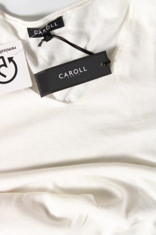 Γυναικείο πουλόβερ Caroll, Μέγεθος L, Χρώμα Λευκό, Τιμή 43,30 €