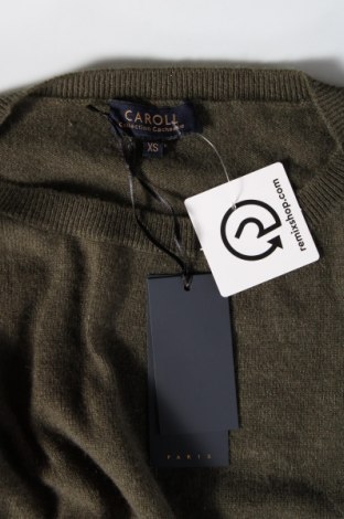 Γυναικείο πουλόβερ Caroll, Μέγεθος XS, Χρώμα Πράσινο, Τιμή 72,16 €