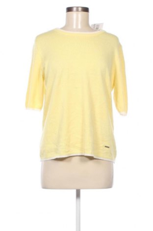 Γυναικείο πουλόβερ Cassis, Μέγεθος L, Χρώμα Κίτρινο, Τιμή 11,41 €