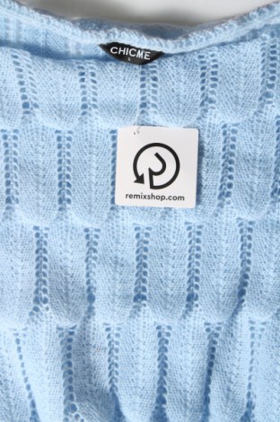 Дамски пуловер ChicMe, Размер L, Цвят Син, Цена 13,05 лв.