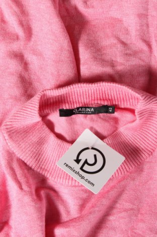 Дамски пуловер Clarina Collection, Размер L, Цвят Розов, Цена 13,05 лв.