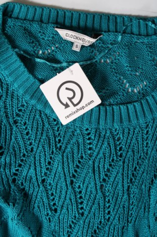 Дамски пуловер Clockhouse, Размер S, Цвят Син, Цена 6,96 лв.