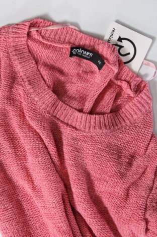 Дамски пуловер Colours Of The World, Размер XS, Цвят Розов, Цена 10,15 лв.