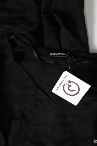 Γυναικείο πουλόβερ Crazy World, Μέγεθος M, Χρώμα Μαύρο, Τιμή 2,69 €