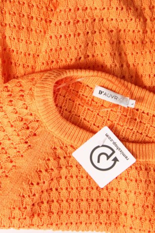 Γυναικείο πουλόβερ D'Auvry, Μέγεθος L, Χρώμα Πορτοκαλί, Τιμή 11,41 €
