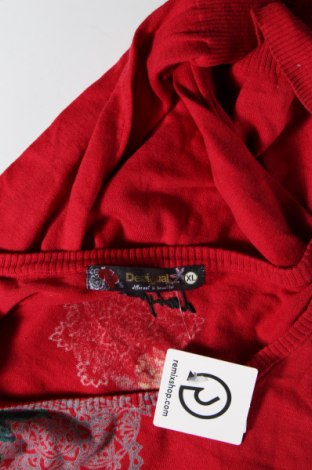 Női pulóver Desigual, Méret XL, Szín Piros, Ár 15 729 Ft