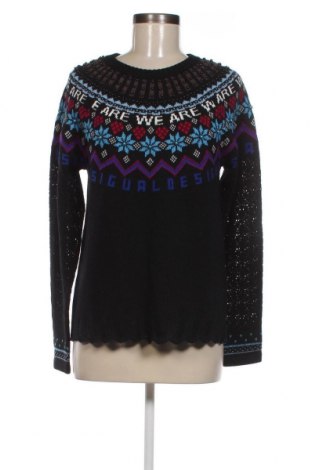 Дамски пуловер Desigual, Размер L, Цвят Черен, Цена 84,00 лв.