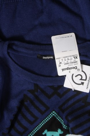 Damenpullover Desigual, Größe XL, Farbe Blau, Preis 72,16 €