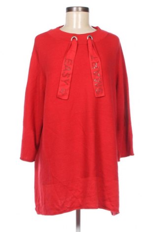Дамски пуловер Doris Streich, Размер XXL, Цвят Червен, Цена 37,20 лв.