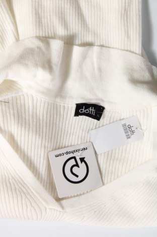 Γυναικείο πουλόβερ Dotti, Μέγεθος XL, Χρώμα Λευκό, Τιμή 15,36 €