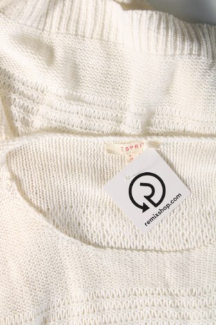 Γυναικείο πουλόβερ Esprit, Μέγεθος L, Χρώμα Λευκό, Τιμή 25,36 €