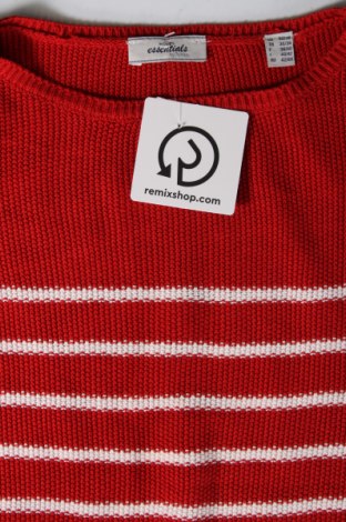 Damski sweter Essentials by Tchibo, Rozmiar S, Kolor Czerwony, Cena 46,38 zł