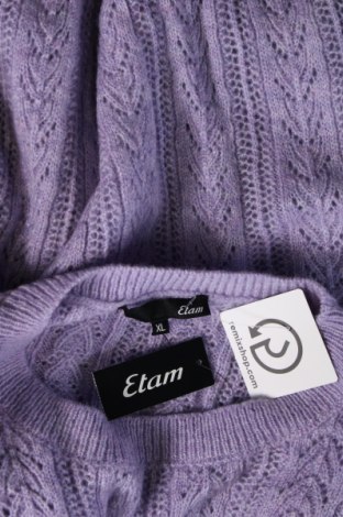 Γυναικείο πουλόβερ Etam, Μέγεθος XL, Χρώμα Βιολετί, Τιμή 10,07 €
