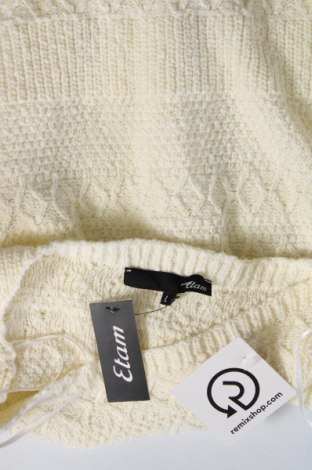 Γυναικείο πουλόβερ Etam, Μέγεθος L, Χρώμα Εκρού, Τιμή 11,99 €