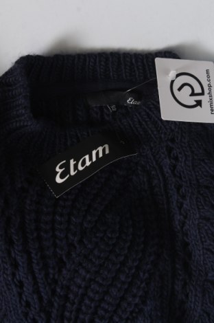 Γυναικείο πουλόβερ Etam, Μέγεθος XS, Χρώμα Μπλέ, Τιμή 9,11 €