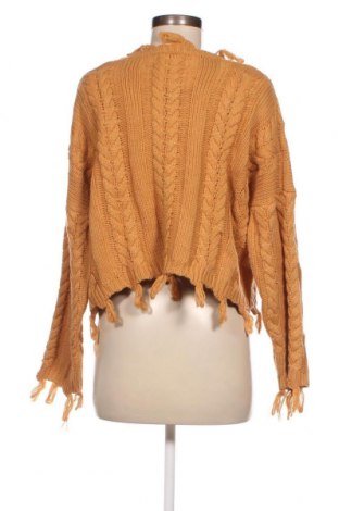Γυναικείο πουλόβερ Fashion on Earth, Μέγεθος S, Χρώμα Κίτρινο, Τιμή 11,41 €