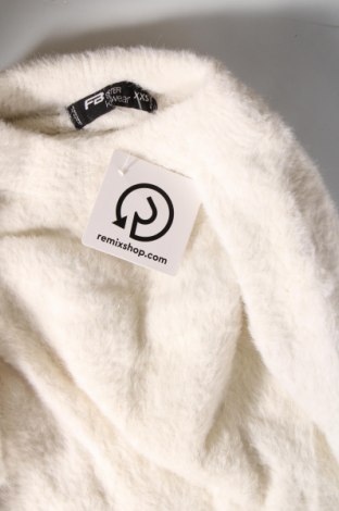 Γυναικείο πουλόβερ Fb Sister, Μέγεθος XXS, Χρώμα Λευκό, Τιμή 7,18 €