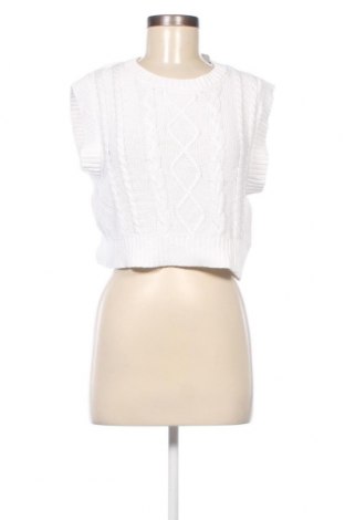Γυναικείο πουλόβερ Fb Sister, Μέγεθος S, Χρώμα Λευκό, Τιμή 17,94 €