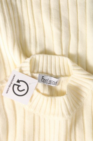 Дамски пуловер Feelgood, Размер M, Цвят Екрю, Цена 14,85 лв.