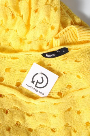Γυναικείο πουλόβερ Flame, Μέγεθος L, Χρώμα Κίτρινο, Τιμή 5,38 €