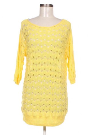 Дамски пуловер Flame, Размер L, Цвят Жълт, Цена 4,35 лв.