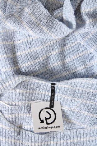 Γυναικείο πουλόβερ Free Quent, Μέγεθος XXL, Χρώμα Μπλέ, Τιμή 6,29 €