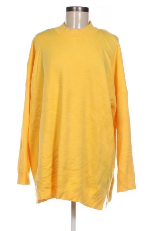 Дамски пуловер Gina, Размер XXL, Цвят Жълт, Цена 29,00 лв.