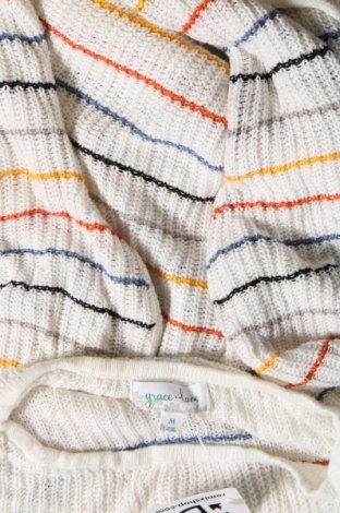 Дамски пуловер Grace & Lace, Размер M, Цвят Бял, Цена 12,60 лв.