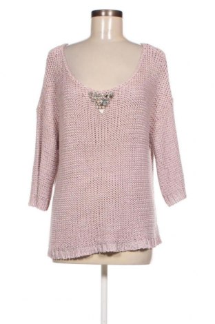 Дамски пуловер Guess, Размер M, Цвят Розов, Цена 34,00 лв.