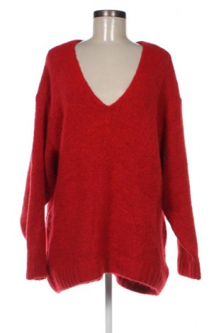 Dámský svetr H&M, Velikost XL, Barva Červená, Cena  249,00 Kč