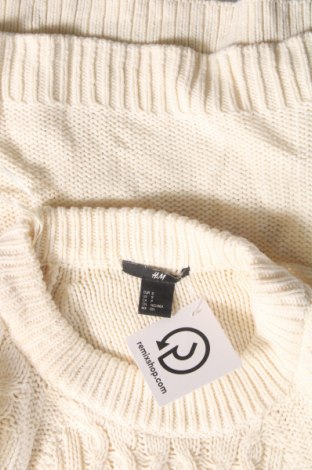 Pulover de femei H&M, Mărime S, Culoare Ecru, Preț 33,39 Lei