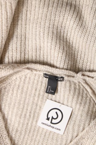 Дамски пуловер H&M, Размер L, Цвят Бежов, Цена 8,70 лв.