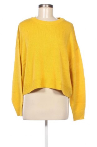 Дамски пуловер H&M Divided, Размер XL, Цвят Жълт, Цена 16,53 лв.