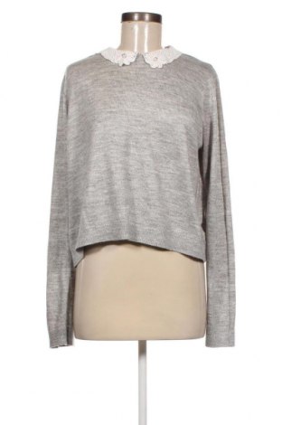 Дамски пуловер H&M Divided, Размер L, Цвят Сив, Цена 24,25 лв.