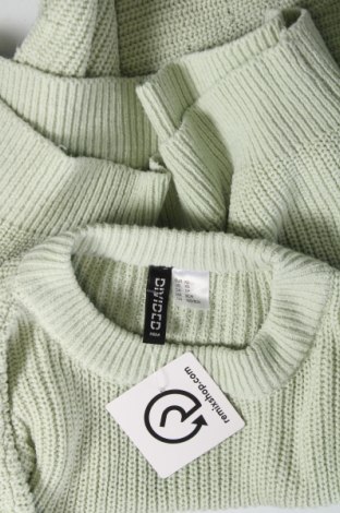 Γυναικείο πουλόβερ H&M Divided, Μέγεθος XS, Χρώμα Πράσινο, Τιμή 8,10 €
