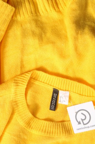 Дамски пуловер H&M Divided, Размер S, Цвят Жълт, Цена 13,05 лв.