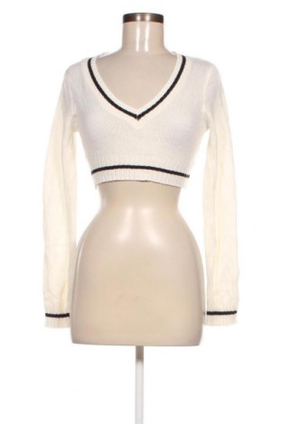Pulover de femei H&M Divided, Mărime XS, Culoare Ecru, Preț 28,62 Lei