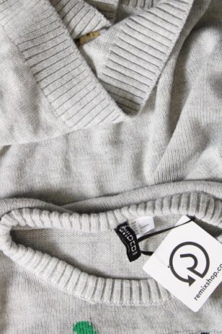 Дамски пуловер H&M Divided, Размер L, Цвят Сив, Цена 8,80 лв.