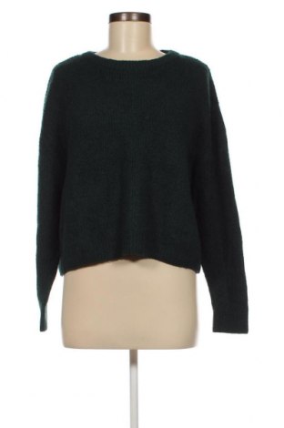 Дамски пуловер H&M Divided, Размер L, Цвят Зелен, Цена 13,05 лв.