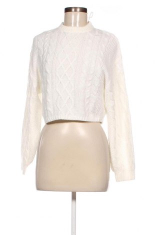 Дамски пуловер H&M Divided, Размер XS, Цвят Бял, Цена 7,83 лв.