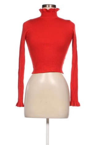 Дамски пуловер H&M Divided, Размер S, Цвят Червен, Цена 8,41 лв.